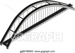 EPS Illustration - Isometric arch bridge. Vector Clipart gg84780655 ...