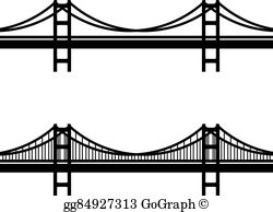 Vector Stock - Arch bridge steel structure. Clipart Illustration ...