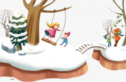 Snow Mountain, Bridge, Snow, Tree PNG Image and Clipart for Free ...