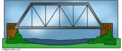 Truss Bridge Clipart