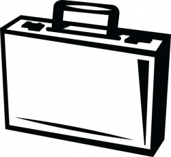 Free Briefcase Clipart Black And White, Download Free Clip ...