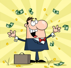 Businessman Cartoon Clipart Image - clip art illustration of a ...