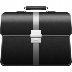 Black Briefcase Icon, PNG ClipArt Image | IconBug.com