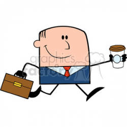 Royalty-Free Royalty Free RF Clipart Illustration Lucky Businessman ...