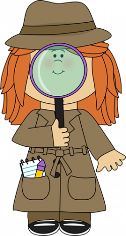 Girl Detective with Magnifying Glass | VBS | Pinterest | Glass ...