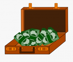 Cash Briefcase Png Free Download - Suitcase With Money ...