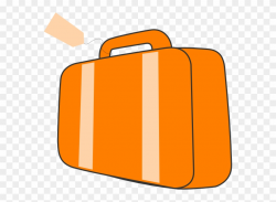 Download Orange Suitcase Clipart Suitcase Baggage Clip ...