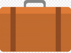 Suitcase Rectangle - Orange cartoon box diagram png download - 4778 ...