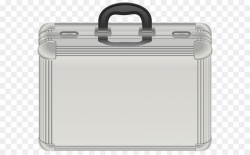 Briefcase Suitcase Clip art - Silver Case Transparent PNG Clip Art ...