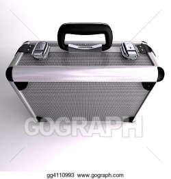Stock Illustration - Briefcase. Clipart Drawing gg4110993 - GoGraph