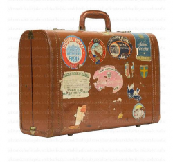 Vintage Travel Suitcase Clip Art | Suitcase | Pinterest | Suitcase ...