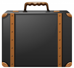 Black and Brown Suitcase PNG Clipart Image | Gallery Yopriceville ...