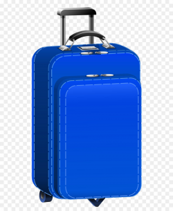 Suitcase Baggage Travel Clip art - Blue Travel Bag PNG Clipart ...