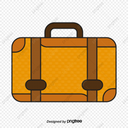 Cartoon Travel Bag, Cartoon Vector, Travel Vector, Bag ...