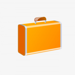 Yellow Suitcase Graphics, Yellow, Small Suitcase PNG Image and ...