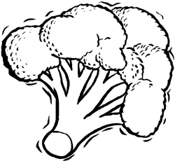broccoli clipart black and white 3 | Clipart Station