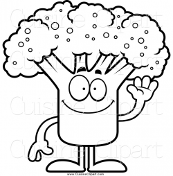 broccoli clipart black and white 7 | Clipart Station