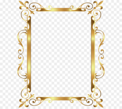 Gold frame Clip art - Gold Border Frame Deco Transparent Clip Art ...
