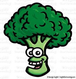 Cartoon Smiling Broccoli Clip Art Stock Illustration - Coghill ...