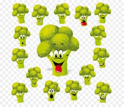 Cartoon Broccoli Royalty-free Clip art - Smile broccoli png download ...