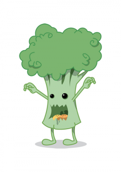 Evil broccoli | Evil zombie broccoli. A character for an upc… | Flickr