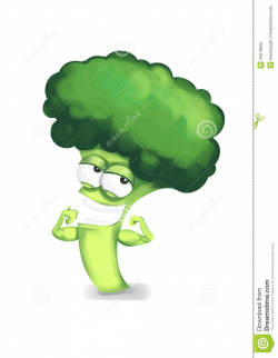 Broccoli clipart strong - Pencil and in color broccoli clipart strong