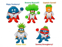 Super Hero Fruits and Veggies to the Rescue! | Junk Free Journey