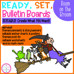 Ready, Set, Bulletin Boards Room on the Broom by Teach Love and Iced ...
