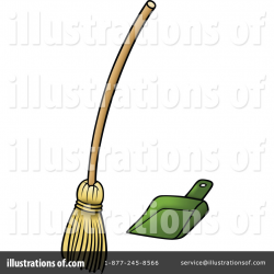 Broom Clipart #1091784 - Illustration by dero