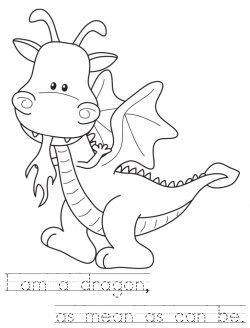 Room on the Broom Color Pages with Handwriting Practice | Dragons ...