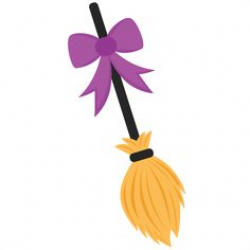 Witch Broom SVG scrapbook cut file cute clipart files for silhouette ...