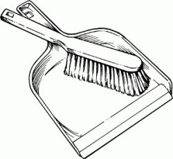 Inspirational Of Broom And Dustpan Clipart Black And White | Letters ...