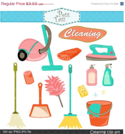 ON SALE Cleaning Tools Clip Art > Household Clip Art, Broom Clip Art ...