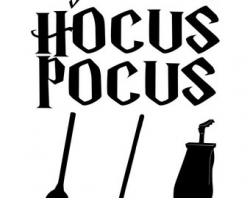 Hocus Pocus Svg Halloween Quote Cut Files Witch Broom