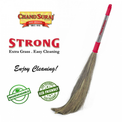 Strong Eco Friendly Extra Grass Floor Broom Stick For Floor Cleaning ...