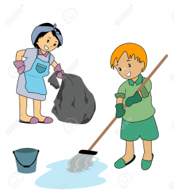 28+ Collection of Kids Cleaning Clipart | High quality, free ...