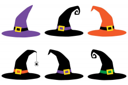 Witch Hat Cut Files + Clip Art - Hey, Let's Make Stuff