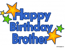28+ Collection of Happy Birthday Brother Clipart | High quality ...