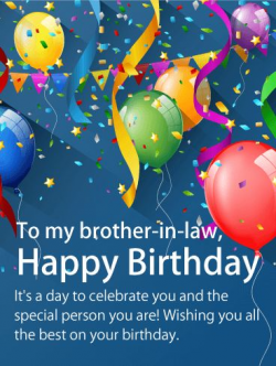 9 best Birthday Cads for Brother-in-Law images on Pinterest | Happy ...