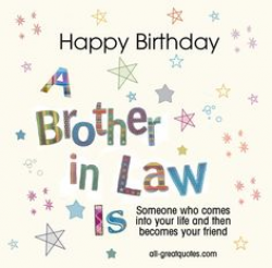 Happy Birthday Brother-in-Law | Birthdays & Anniversaries ...