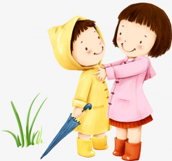 Sister For Her Brother, Sister, Look After, Little Brother PNG Image ...