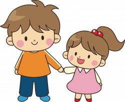 Clipart - Older Brother Younger Sister (#1)