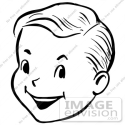 brother face clipart black and white 5 | Clipart Station