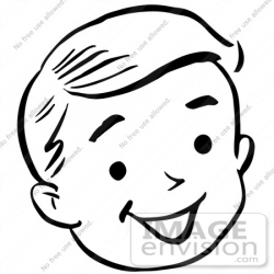 brother face clipart black and white 4 | Clipart Station