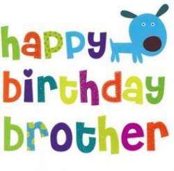 Happy Birthday Brother Clipart