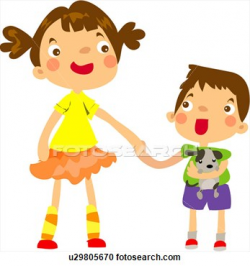 28+ Collection of Big Sister Little Brother Clipart | High quality ...