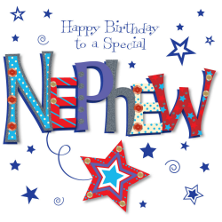 Special Nephew Happy Birthday Greeting Card | Cards | Love Kates