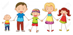 28+ Collection of Family With 3 Kids Clipart | High quality, free ...