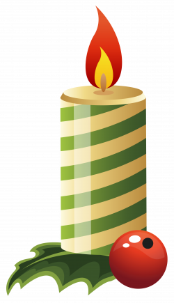 Green Christmas Candle PNG Clipart Image | Gallery Yopriceville ...