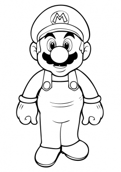 Free Printable Mario Coloring Pages For Kids | Mario bros, Super ...
